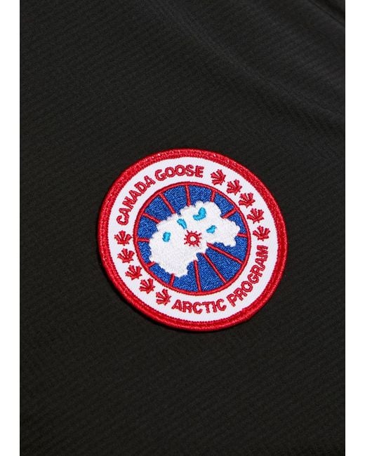 Canada Goose Black Lodge Padded Ripstop Shell Gilet for men
