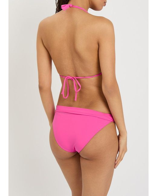 Melissa Odabash Pink Grenada Triangle Bikini Top