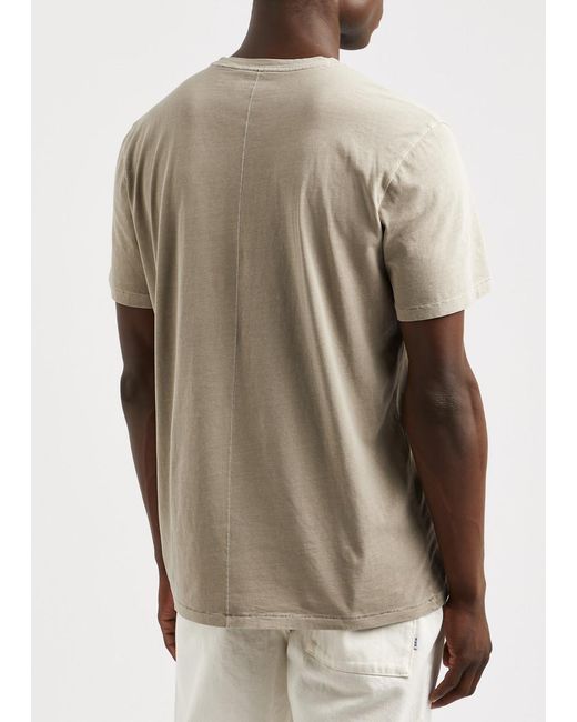 PAIGE Natural Ramirez Cotton T-Shirt for men