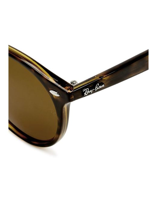 Ray-Ban Brown Tortoiseshell Round-Frame Sunglasses, Lenses, Expensive Sunglasses For , 100% Uv Protection