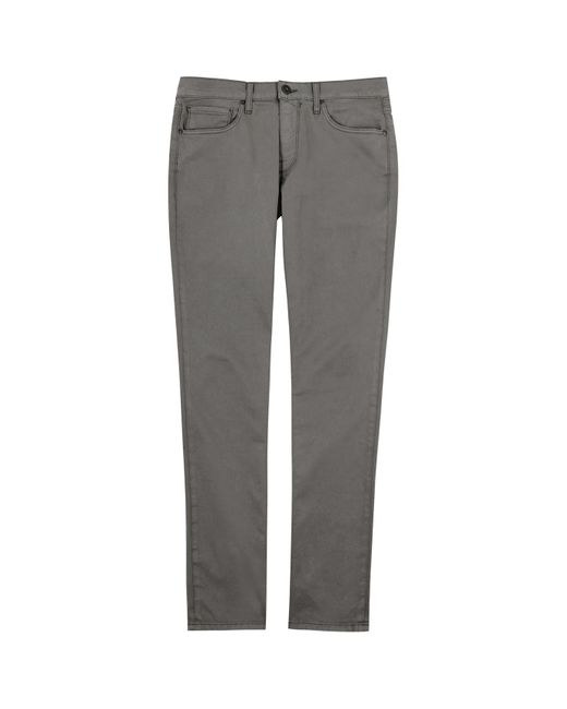 PAIGE Gray Federal Straight-Leg Jeans for men