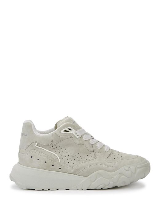 Alexander McQueen Court Grey Suede 