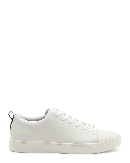 PS by Paul Smith White Lee Leather Sneakers for men