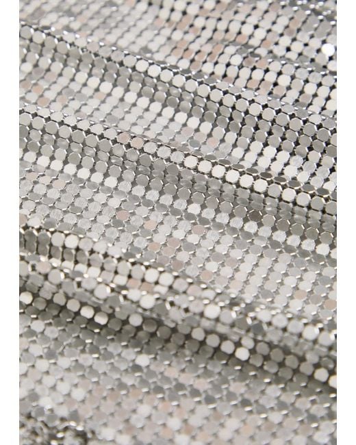 Rabanne Gray Mesh Aluminium Belt