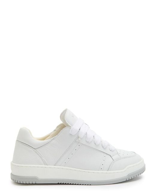 NUMERIS White Arena Milk Leather Sneakers for men