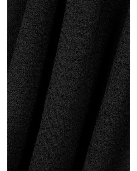 Roland Mouret Black Wool Midi Dress