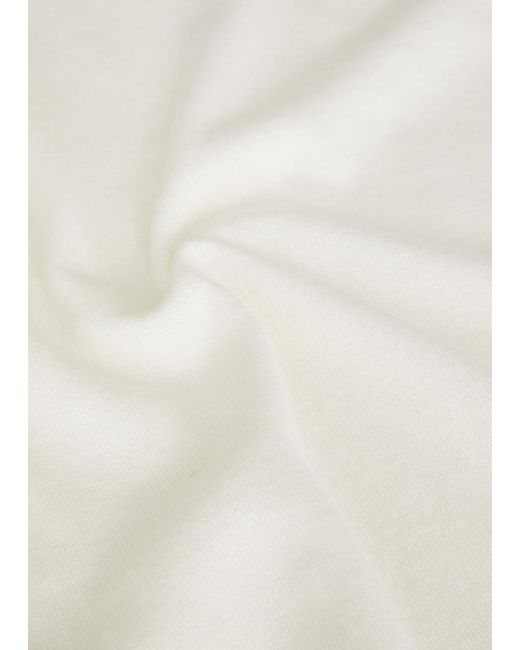 Extreme Cashmere White N°321 Kris Cotton-blend Midi Dress