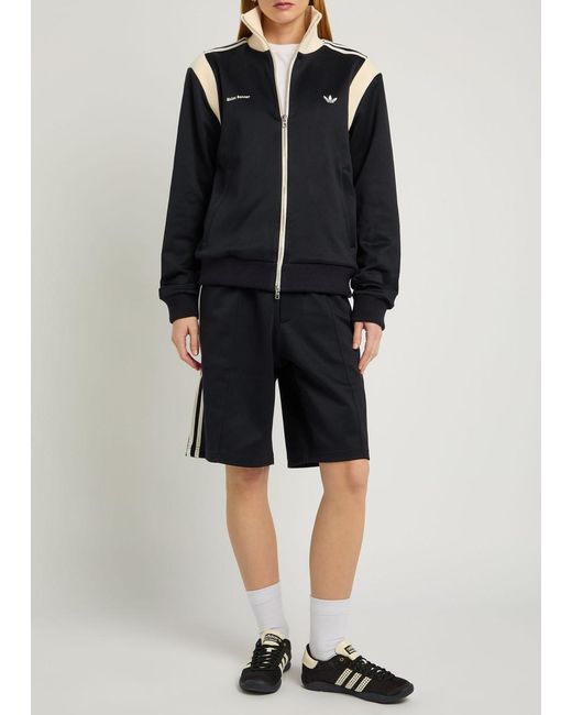 Wales Bonner Black Adidas X Logo-Embroidered Twill Shorts