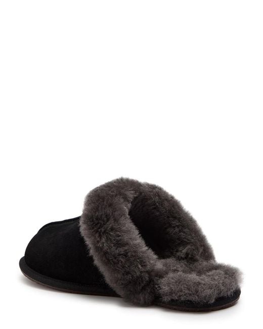 Ugg Black Scuffette Ii Suede Slippers