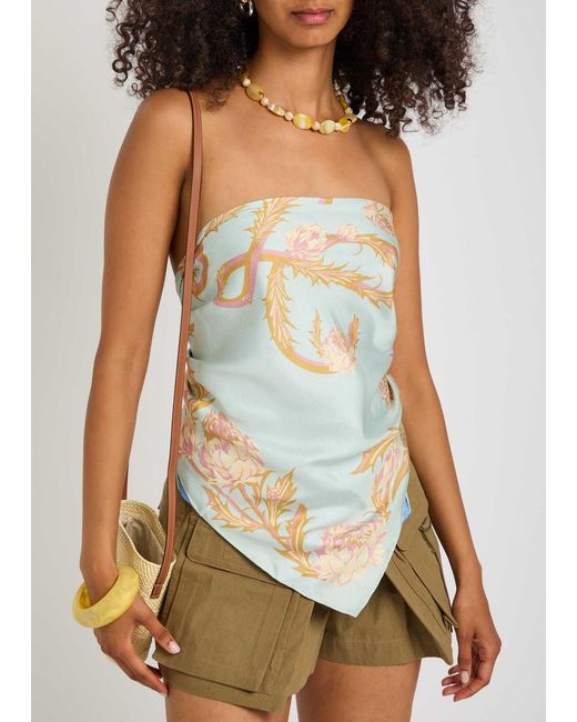 Loewe Blue X Paula's Ibiza Silk Scarf