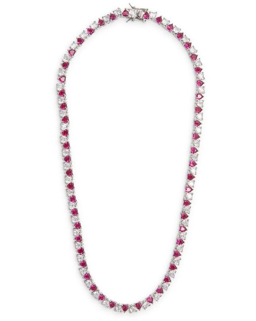 Fallon Blue Caroline Crystal-embellished Necklace
