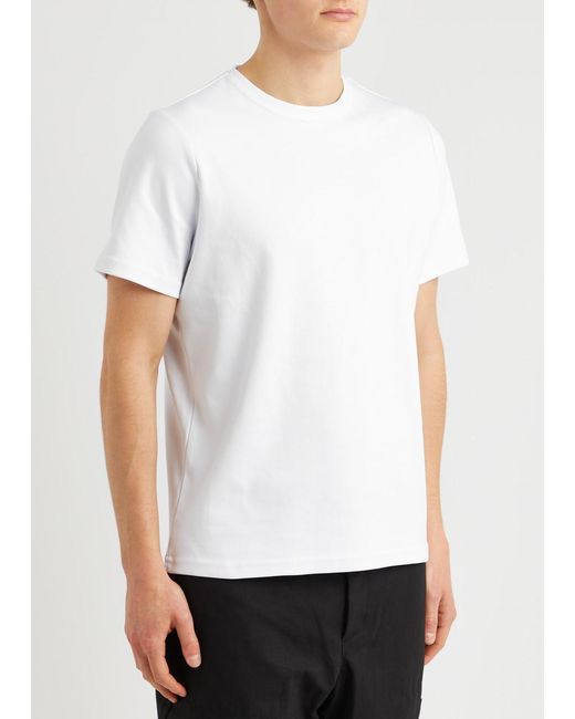 Oliver Spencer White Heavy Cotton T-shirt for men
