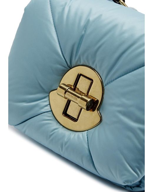 Moncler Blue Mini Shell Cross-body Bag
