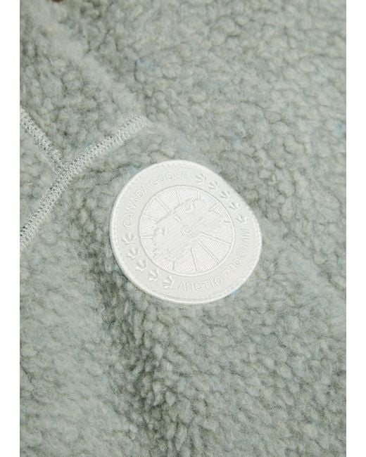 Canada Goose Green Simcoe Logo-Appliquéd Fleece Jacket