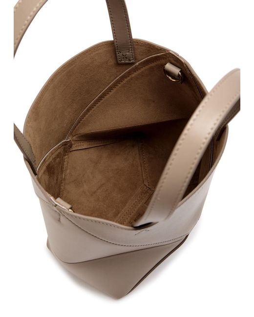 Loewe Natural Puzzle Fold Mini Leather Tote
