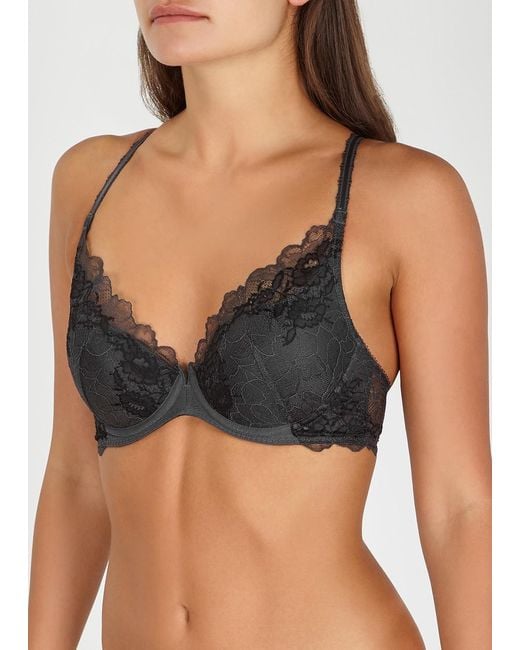 Wacoal Black Lace Perfection Push-Up Bra