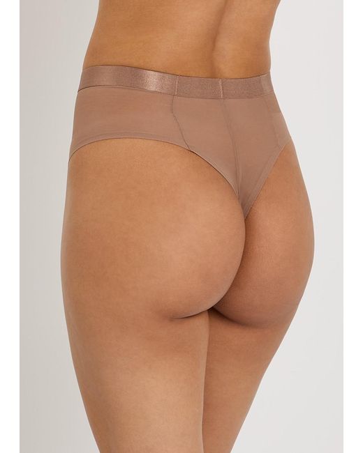 Spanx Natural Sheersense Sculpting Mesh Thong