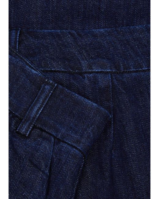 YMC Blue Market Cropped Denim Trousers