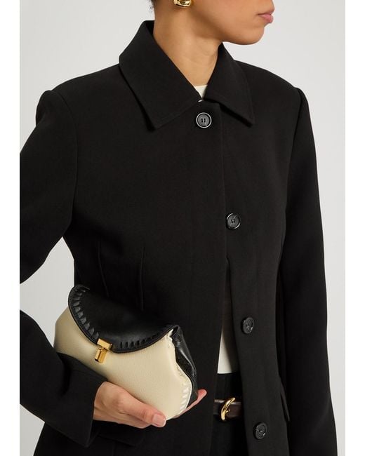Totême  Black Darted Crepe Jacket