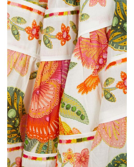 FARM Rio Macaw Bloom Cotton Mini Dress in Red | Lyst UK FARM Rio Macaw Bloom Cotton Mini Dress in Red | Lyst UK