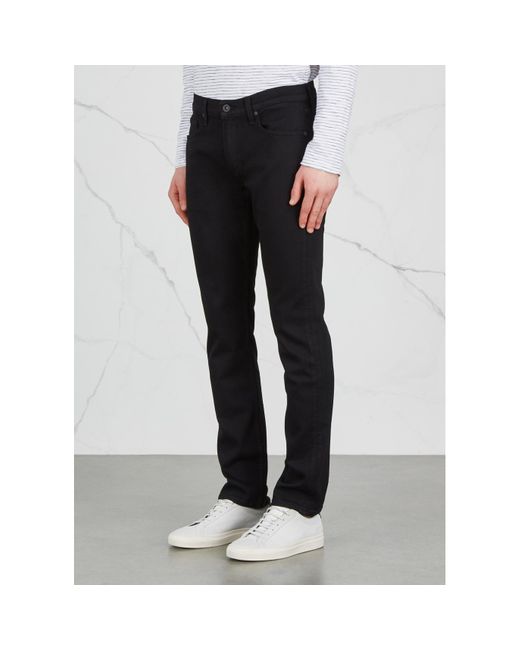 PAIGE Black Lennox Slim-Leg Jeans, Jeans, Nearly for men