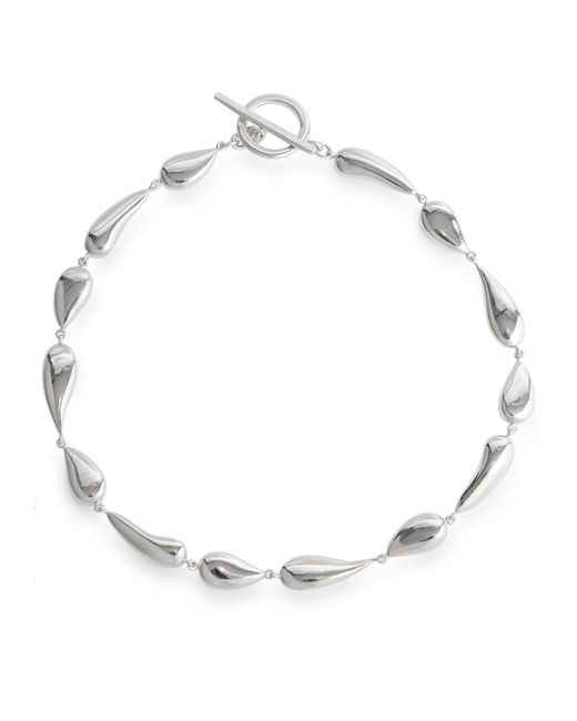Agmes White Ila Sterling Necklace