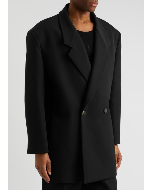 Fear Of God Black California Double-Breasted Twill Blazer for men