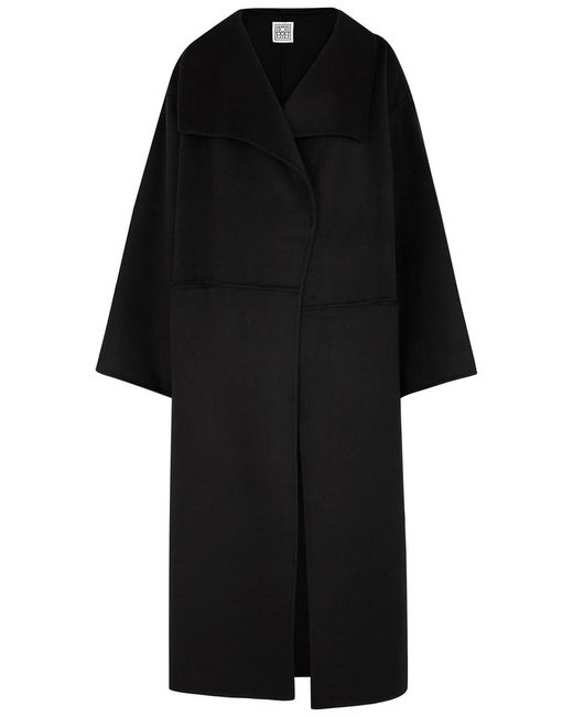 Totême  Black Wool And Cashmere-Blend Coat