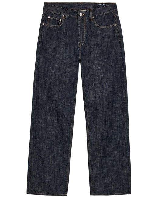Jacquemus Blue Le De-Nimes Droit Wide-Leg Jeans for men