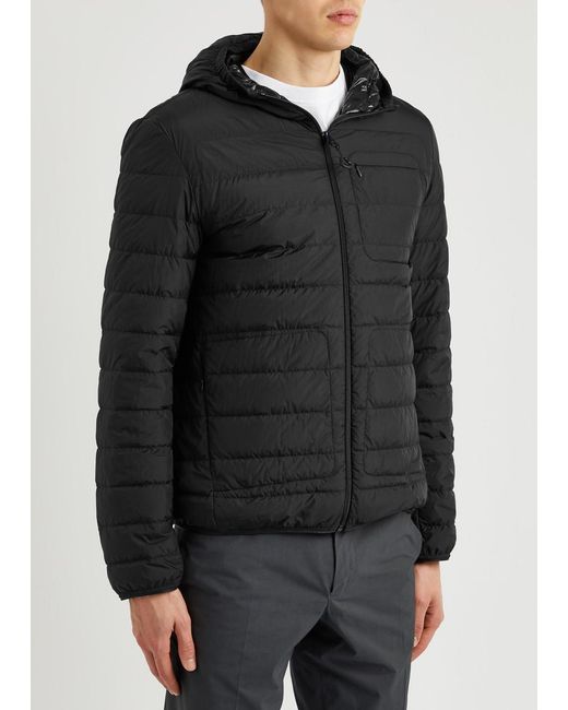 Moncler Black Pulao Quilted Shell Jacket for men