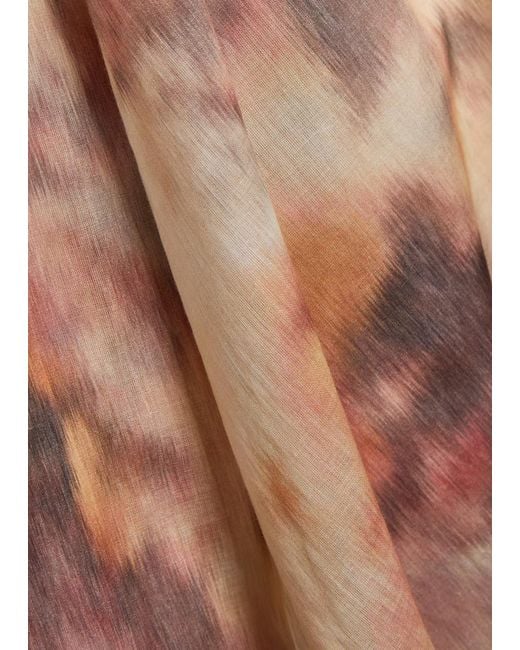 Isabel Marant Pink Mexika Printed Cotton Blouse