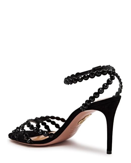 Aquazzura Black Sandals