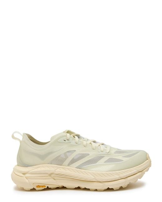 Hoka One One White U Mafate Speed 4 Lite Mesh Sneakers