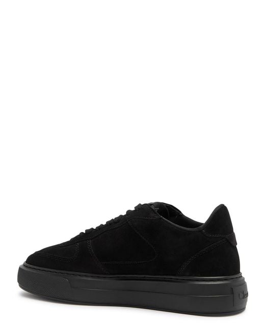 Cleens Black Court Panelled Sneakers for men