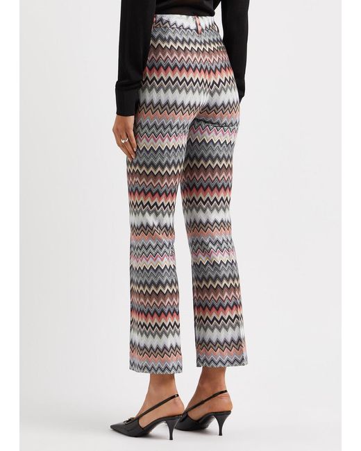 Missoni Multicolor Zigzag Cotton-blend Trousers