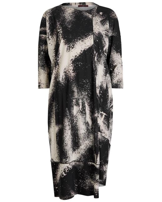 High Black Prelude Printed Stretch-Polyamide Midi Dress