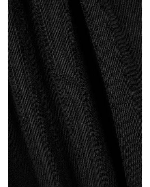 GAUGE81 Black Sabie Layered Woven Midi Skirt