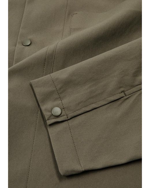 Norse Projects Green Carsten Twill Overshirt for men