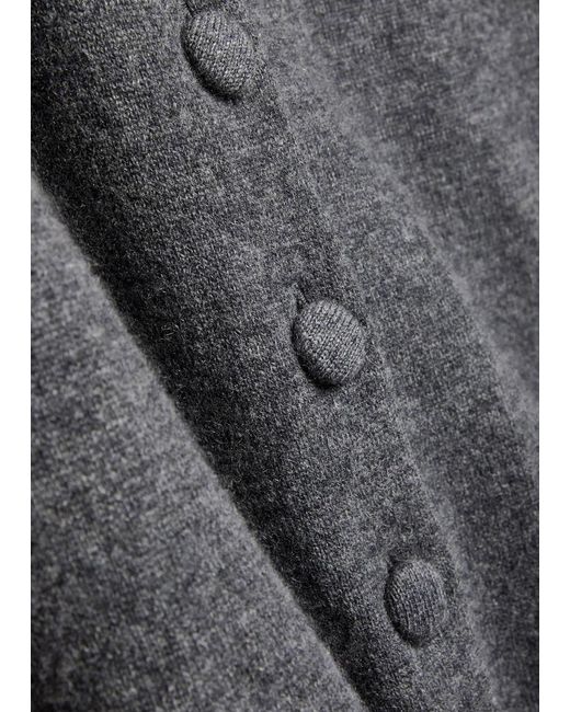 Lisa Yang Gray Rhea Cashmere Cardigan Coat