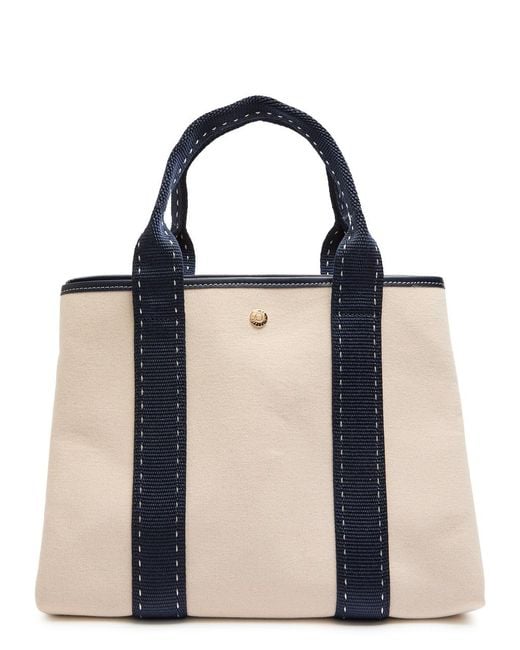 Rue de Verneuil Black Traversée L Sellier Canvas Tote Bag