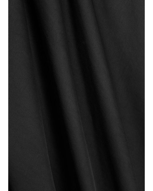 Misha Black Evianna Bow-Embellished Satin Maxi Dress