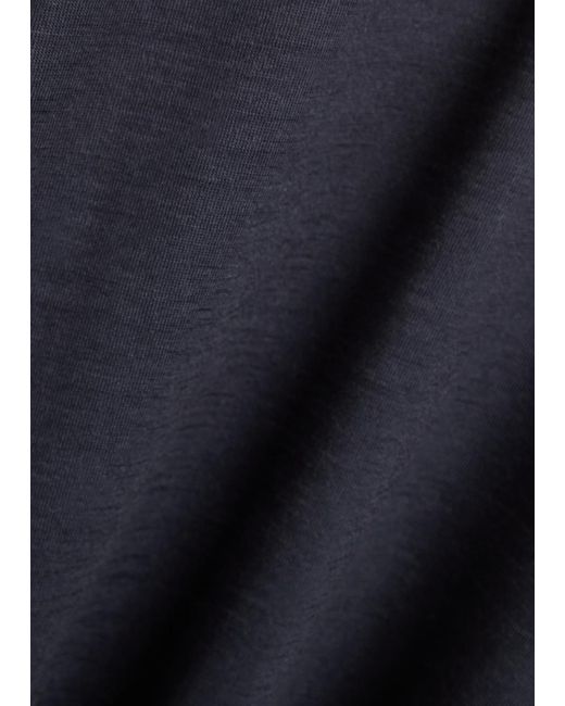 Herno Blue Wool-Jersey T-Shirt for men
