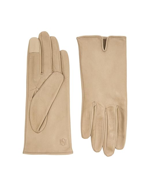 Handsome Stockholm Natural Essentials Leather Gloves