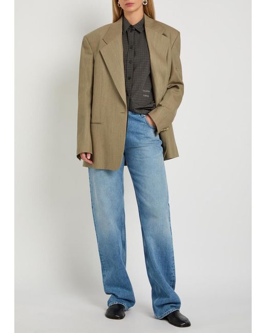 Calvin Klein Blue Straight-Leg Jeans