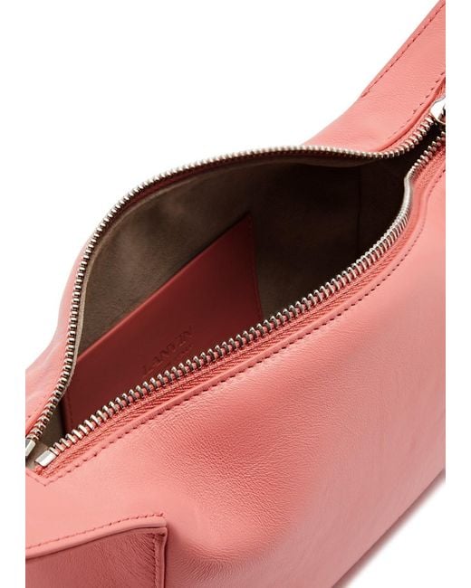 Lanvin Pink Haute Sequence Leather Clutch
