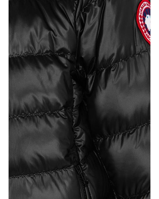 Canada Goose Black Crofton Quilted Shell Jacket for men