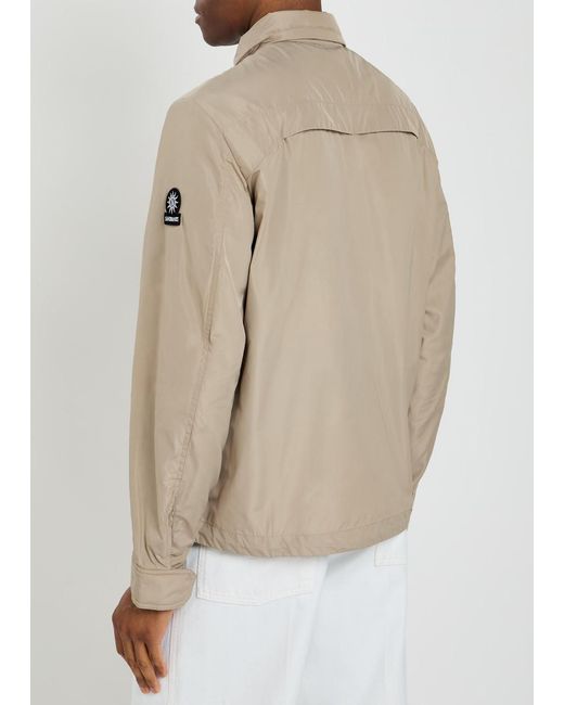 Sandbanks Natural Logo-Appliquéd Nylon Jacket for men