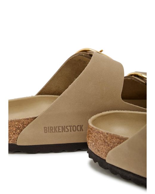 Birkenstock Brown Arizona Leather Sliders