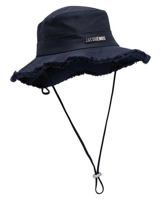 Jacquemus Blue Le Bob Artichaut Cotton Bucket Hat for men