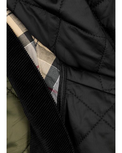 Barbour Black Deveron Quilted Shell Jacket